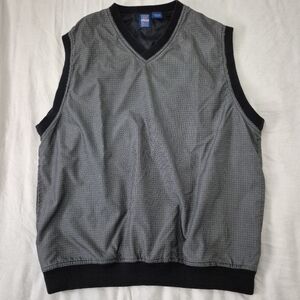 Jantzen Mens Golf Pullover Windbreaker Vest  With Pockets - Size M